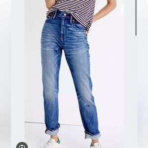 Madewell High Rise Slim Boyjean - painter edition